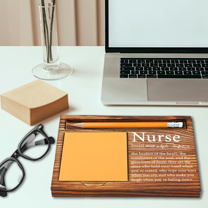 MFOMFO Nurse Thank You Gifts for Women, Nurse Appreciation Gifts for Women Mentor, Nurse Graduation Gifts for Her Sister, Nurse Gifts for Nurses Week Office Home Self-Stick Note Pad Holders-LBB20 - Image 3